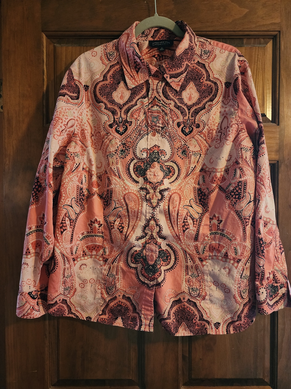 Jones New York Signature Woman 3X Paisley Shirt